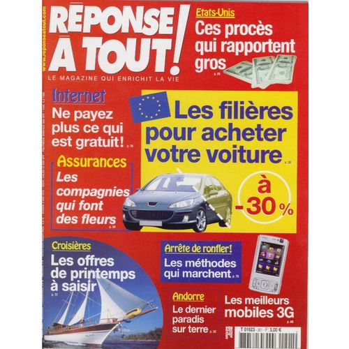 Réponse À Tout  N° 201