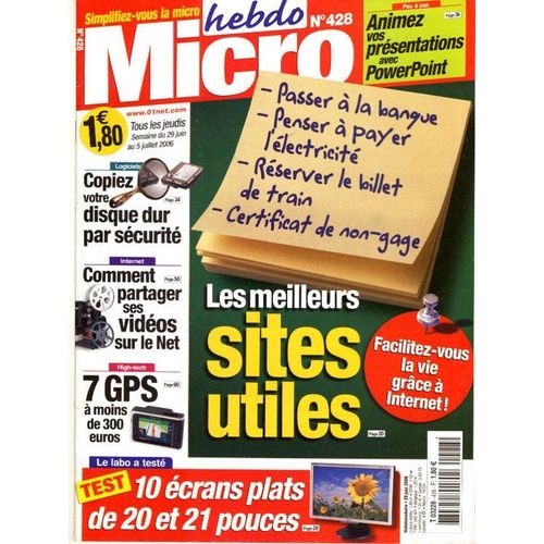 Micro Hebdo  N° 428