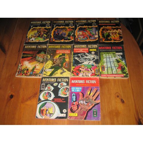 Lot 10 Petits Formats Aventures Fiction Aredit Artima Comics Pocket Dc Années 70