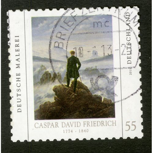 Timbre Oblitéré Deutschland, Deutsche Malerei, Caspar David Friedrich 1774-1840, 2011, 55