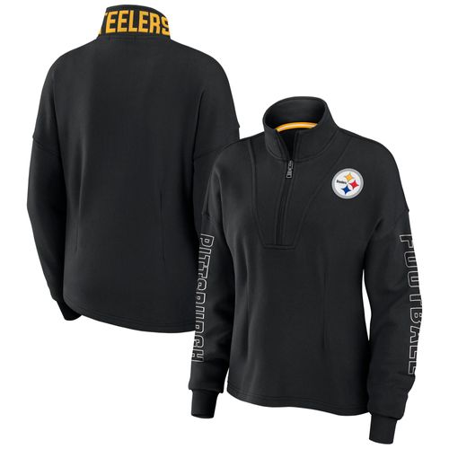 Pittsburgh Steelers Wear By Erin Andrews Pull Demi-Zip - Femme