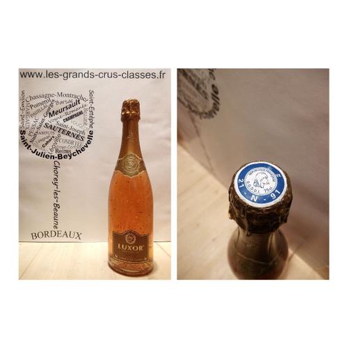 Champagne Luxor Pure Gold 24k - Rosé - Champagne - 1 X 75 Cl - Rosé Effervescent