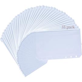Pochette plastique porte cartes pour planner 6 trous