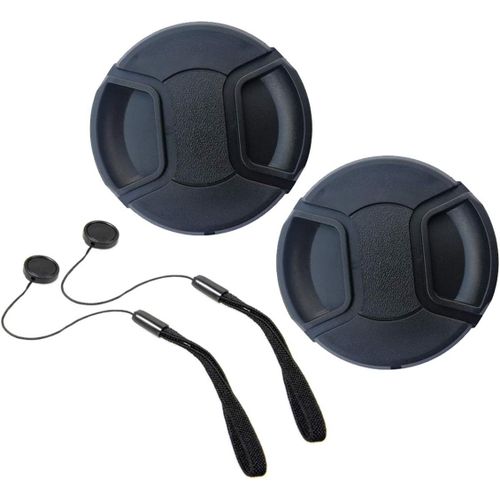 58mm Bouchons D'objectif Capuchon Cache Objectif Pour Canon Ef-S 18-55mm F/3.5-5.6 Is Ii/Stm/F/4-5.6 Is Stmkit Sur Canon Eos 4000d 2000d 1500d 1300d 90d 80d 70d 6d 5d Filtre 58mm.[G189]