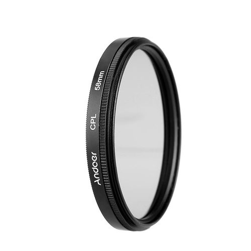 58mm Numrique Mince Cpl Polariseur Circulaire Polarisant Filtre En Verre Polarisant