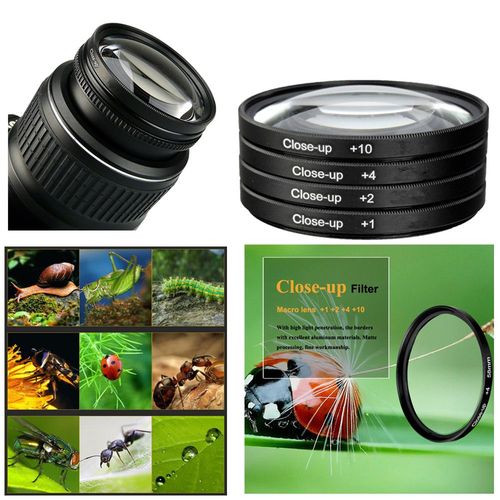 58mm Prs Kit Filtre Pour Canon Eos 4000d 3000d 2000d 1500d 1300d 90d 77d 80d 200d 250d 760d 800d 1200d 100d Objectif 18-55mm - Type 58mm