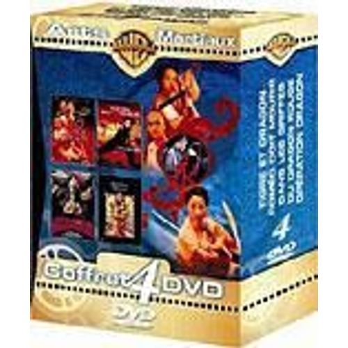 Arts Martiaux - Coffret - Tigre & Dragon , Roméo Doit Mourir ,<Br/>Dans Les Griffes Du Dragon Rouge , Opération Dragon