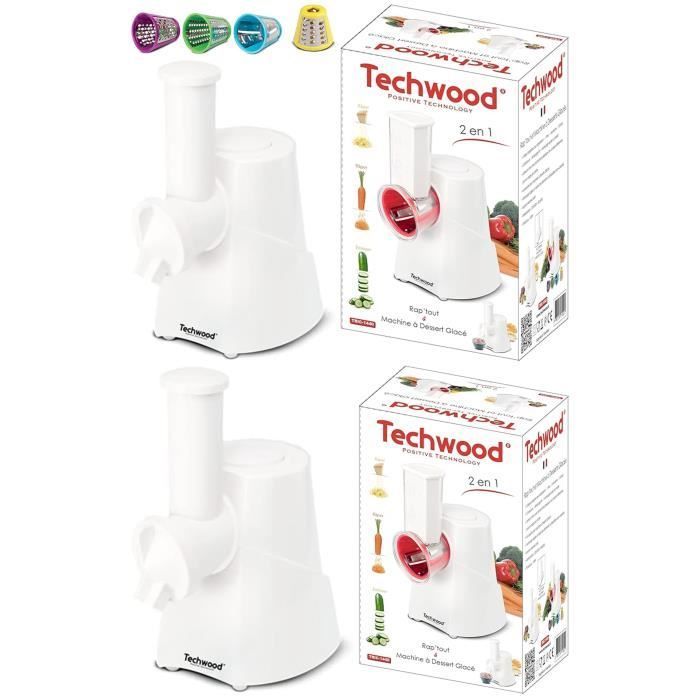 RAPE Electrique Découpe Tout Electrique Tout 4 en 1 Râper Emincer G...