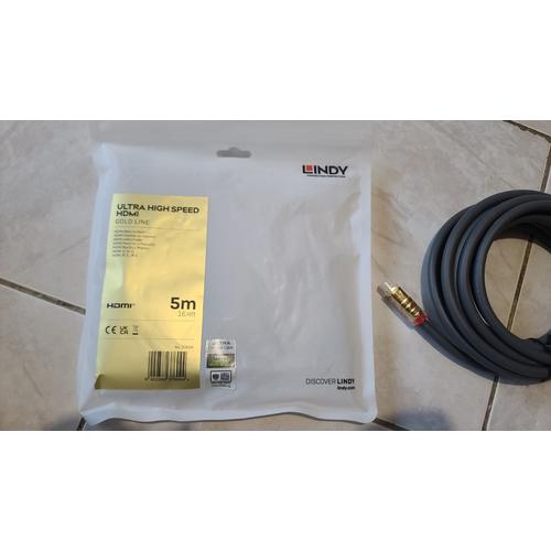 CABLE HDMI 5M GOLD PLATINE