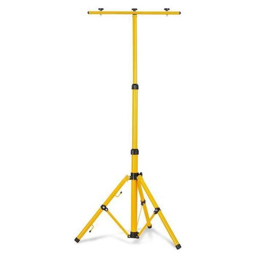 Aufun Support de télescope Tripod, Hauteur réglable 50 à 150 cm jaune, pour LED Projecteur, À l'intérieur et à l'extérieur