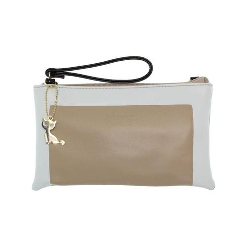 Pochette Lollipops WAKE Beige Et Blanche