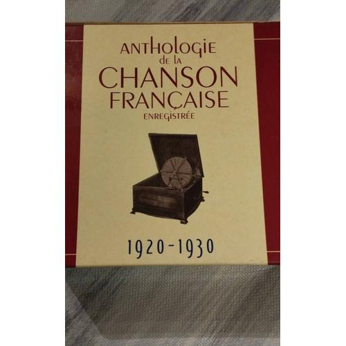 Coffret 10 Cd Anthologie De La Chanson Française Enregistrée 1920 1930