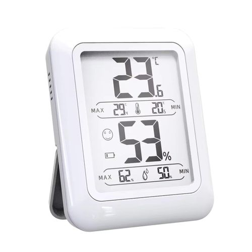 ChenQuanSarl-Thermomètre Numérique D'Intérieur - Hygromètre - Moniteur De Température Ambiante Mural Avec Écran Lcd - Idéal Pour La Maison, La Chambre, La Cave À Vin Ou Serre
