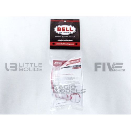 Mini Helmet 1/2 2h05001 Accessoires Spoiler For Bell Helmet Hp7 Hp77 Diecast Modelcar