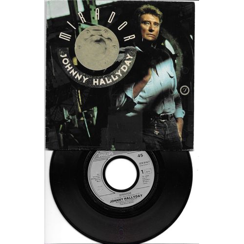 Disque Vinyle 45t , Johnny Hallyday , Mirador , Back To The Blues ( Titre Collector Non Inclu Dans L'album ), Philips