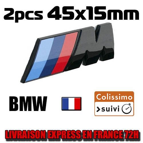Emblème Logo Sticker Bagde Bmw M-Tech 3d 45x15mm