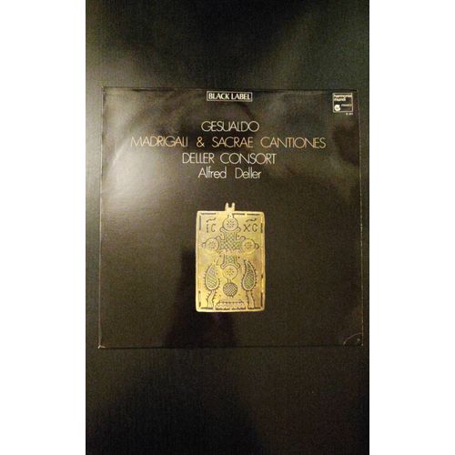 Gesualdo Madrigali Et Sacrae Cantiones Deller Consort Alfred Deller