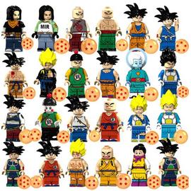 Dragon Ball Z Super Saiyan Son Goku végéta Krillin Chiaotzu Tien Shinhan  Bardock jouet Figure bloc de construction Compatible avec Lego