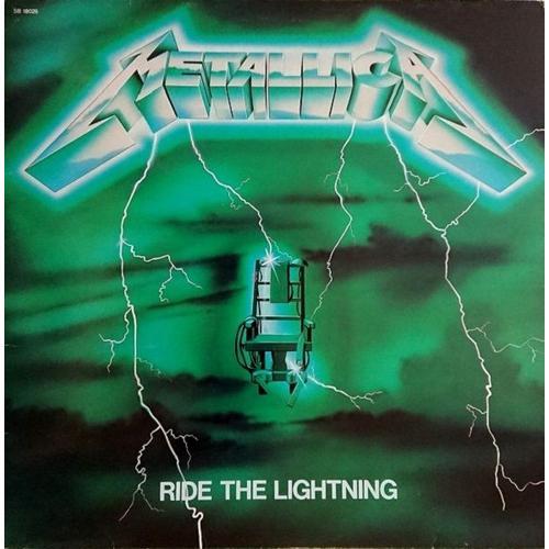 Metallica   Ride The Lightning   Rare Vinyle, Bernett French Green Cover Edition 1984 Vg+