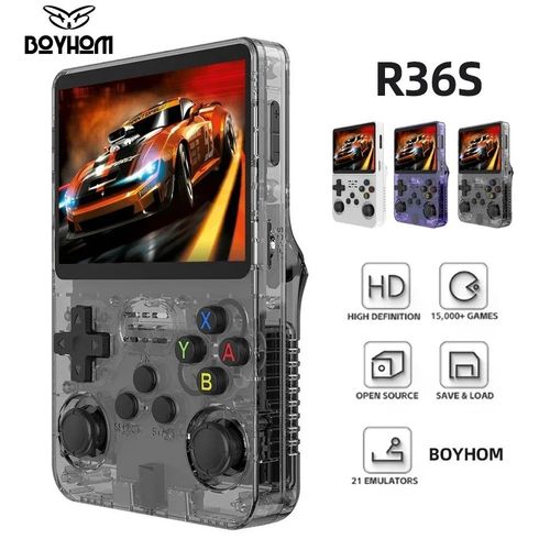Boyhom R36s Rétro Console De Jeu Vidéo Portable