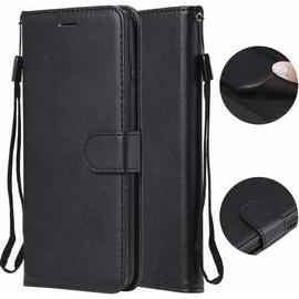 Sony Xperia L1 G3311 G3312 G3313 Etui Housse Pu Cuir Pochette Portefeuille Aimant Protecteur Flip Cover Doux Tpu Silicone Coque Pour Sony L1 Avec Slot Pour Carte Affaires Noir Rakuten