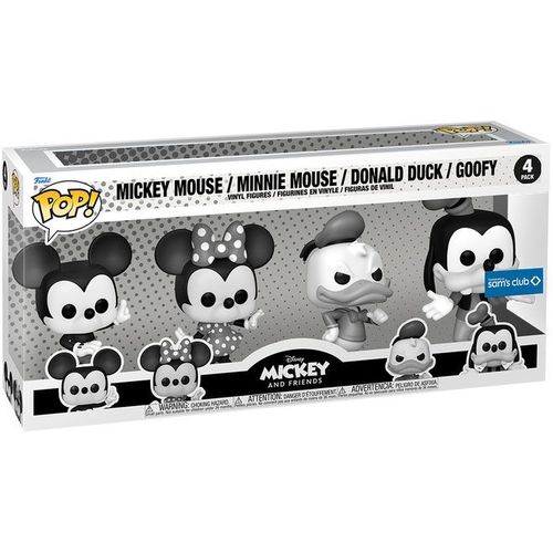 Figurine Funko Pop - Mickey Mouse [Disney] - Mickey / Minnie Mouse / Donald Duck / Dingo - Pack (73787)