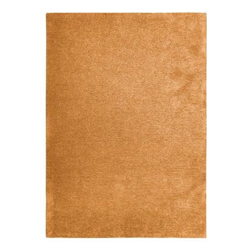 SOLANCE - Tapis Salon ou Chambre lumineux et doux 120 x 170 cm Jaune Ocre