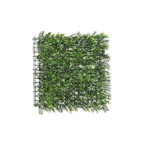 Panneau Végétal Artificiel - Kaemingk - Buis - Vert - Plastique - Résine - 100 X 100 X 8 Cm