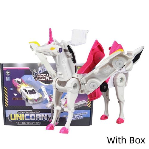 Licorne - 2 En 1 Optimus Prime Cool Magnetic Robot Transformation De Voiture Action Figures