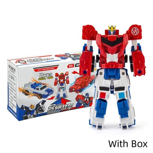 Voiture - 2 En 1 Optimus Prime Cool Magnetic Robot Transformation De Voiture Action Figures