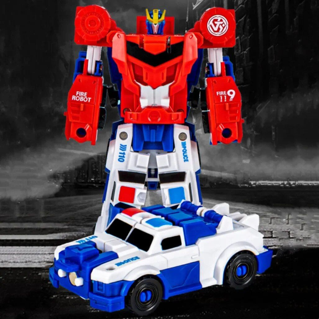 2 En 1 - 2 En 1 Cool Magnetic Robot Transformation De Voitur... - 4