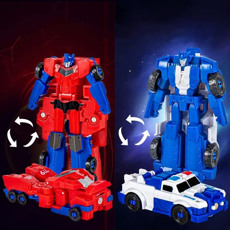 2 En 1 - 2 En 1 Cool Magnetic Robot Transformation De Voitur... - 5