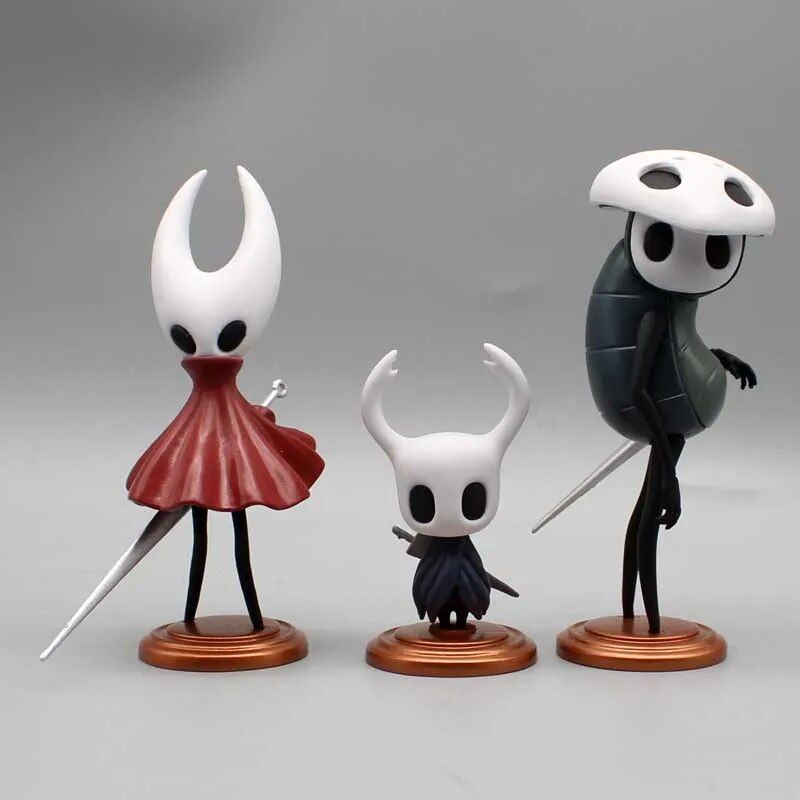 With Box - 2 Set - 6.5 Pouces Hollow Knight Figure Gk Hollow... - 3