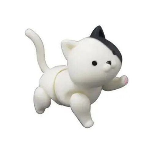 6cm Nouveau Poupée D'origine 7 Joix De Chat De Chat Peut Manger Du Poisson Chat Charmant Animal De Compagnie Action Action Action Small Doll Toys