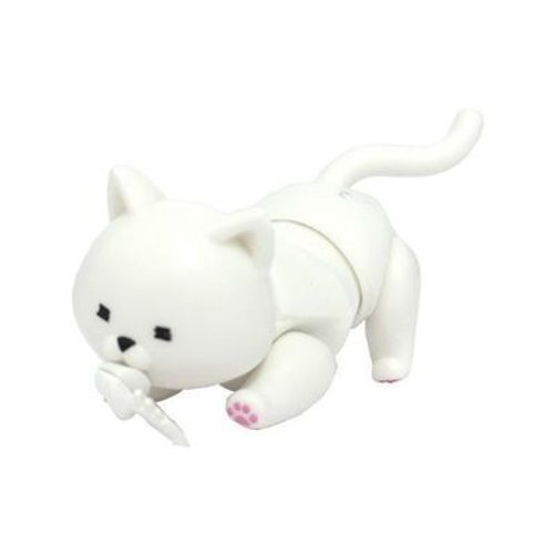6cm Nouveau Poupée D'origine 7 Joix De Chat De Chat Peut Manger Du Poisson Chat Charmant Animal De Compagnie Action Action Action Small Doll Toys