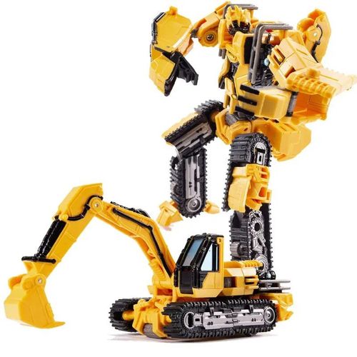 18cm - Tb H6001-8c Pas De Boîte - Aoyi Nouveau 8 En 1 Big Devastator Transformation Action Figure Toys Robot Car Series Modèles Classic Boy Kids Gift Dd03 Dd04