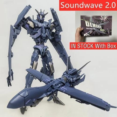 Soundwave Avec Boîte - Apc-Toys Soundwave 2.0 Avec Autocollant Tfp Leader Proof Magic Voice Magic Language Metamorphic Toy Animation Édition