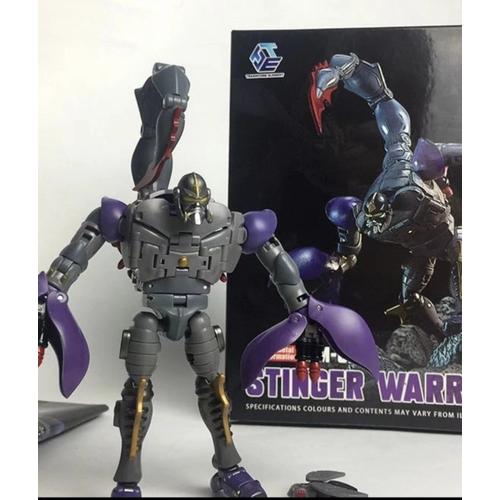Avec Boîte - Dans L'élément De Transformation En Stock Te Scorpion Scorponok Mm003 Stinger Warrior Metal Bw Model 11cm Action Figure Toy Collection