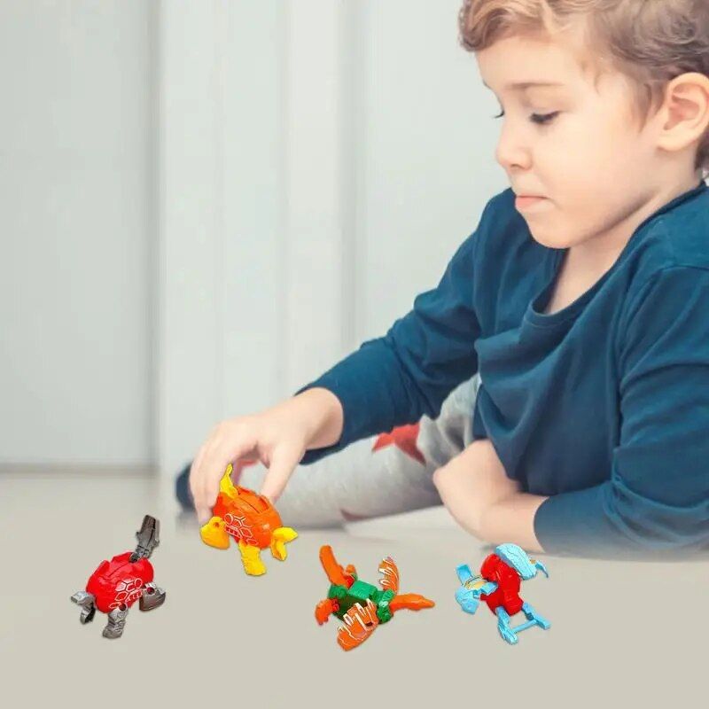 Random Mix - Dinosaur Robot Transformer Le Jouet 2 En 1 Dino... - 4