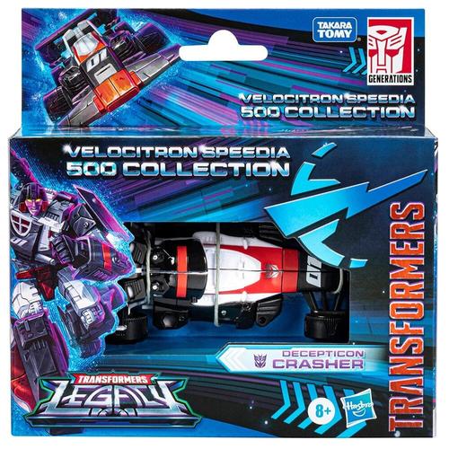 Accident - En Stock Hasbro Transformers Legacy Velocitron Speedia 500 Collection Decepticon Crasher Deluxe Class Record Figure Model Toys