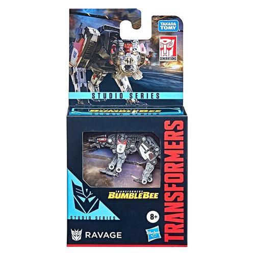 Ravager - En Stock Hasbro Transformers: Bumblebee Studio Series Ravage Core Class Région Figure Figure De Collection Modèle De Film Toys Gifts Pour Kid