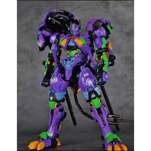 21.5cm - C Violet Avec Boîte - En Stock Mc / Nt Leo Prime Transformation Beast War 2 Black / Purple Lion Model Classic 21.5cm Action Action Figure Toy Collectible