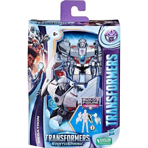 Mégatron - Hasbro Transformers Animated Earthpark Deluxe Megatron Optimus Prime Bumblebee Terran Twitch Action Figure Modèle Jouet