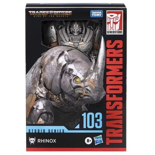 Ss103 - Hasbro Transformers Studio Series 103 Beast Wars Rhinox Robot Classic Movie Series Transformers Toys Collect Toys 18cm