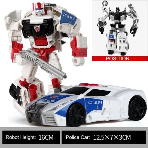 A105 Pas De Boîte - Hzx 5 En 1 Moto-Cycle Défensiseur Hélicoptère Transformation Robot Car Figures Aircraft Plane Aircraft Modèle