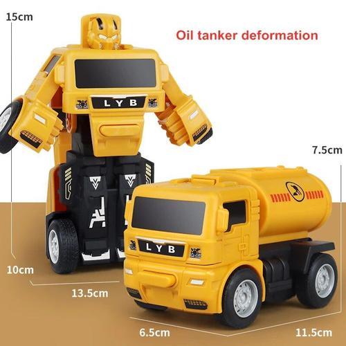 Camion Citerne - Mktoys Transformation Robot Toys For Childre