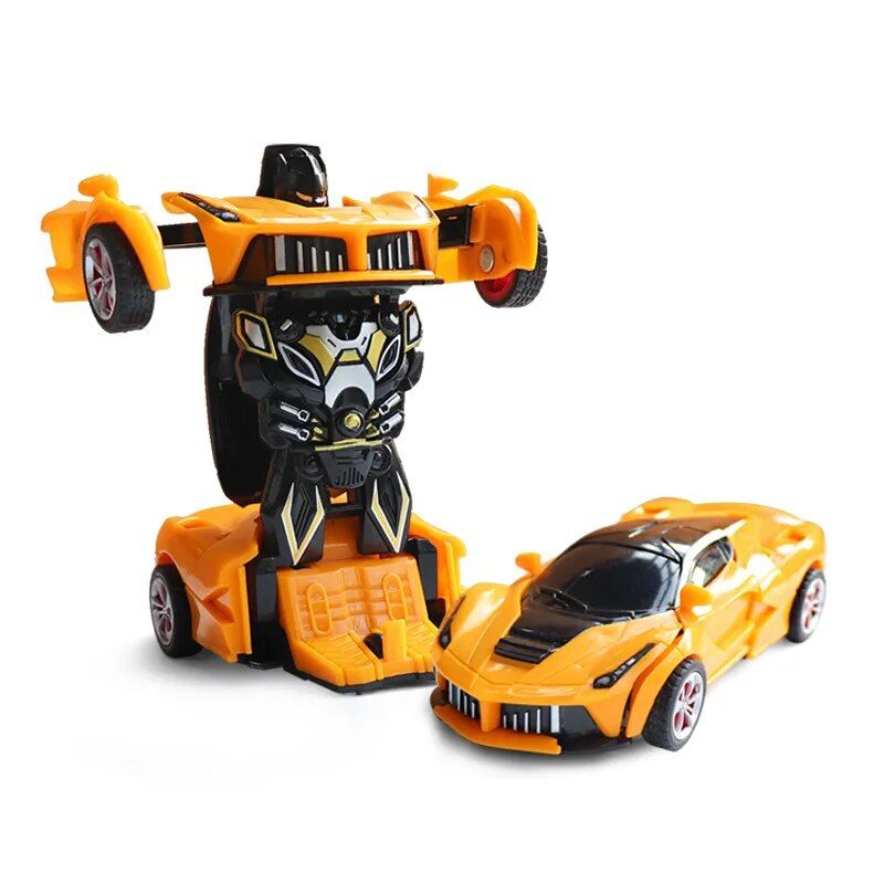 Flyl - Nouveau Style Mini 2 En 1 Anime Transformation Robot ...
