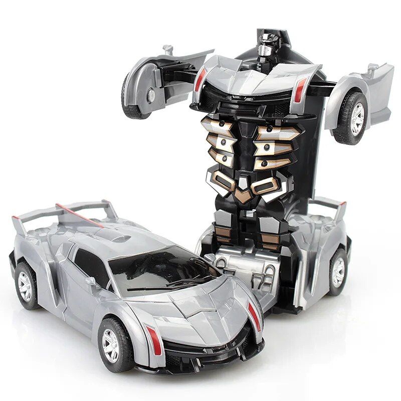 Flyl - Nouveau Style Mini 2 En 1 Anime Transformation Robot ... - 6