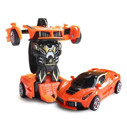 Fouetter - Nouveau Style Mini 2 En 1 Anime Transformation Robot Mode