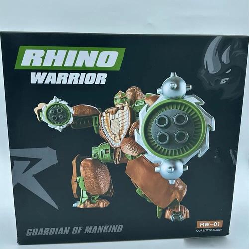 Boîte D'origine - Nouvelle Transformation Rhino Warrior Rw-01 Rhinox Rw01 Beast Wars Ko Action Figur Robot Kids Toys